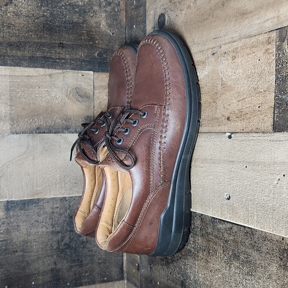 Ecco Other - Ecco Men's Seawalker Casual Brown Leather Oxford Shoes Size 40 / Mens 6/6.5